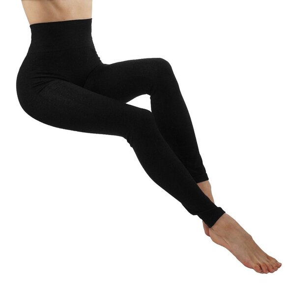 Highwaisted Breathable Cotton Leggings - Picture 3 of 6